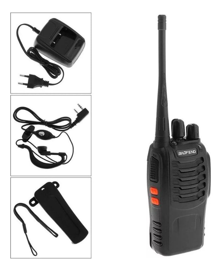 Pack 2 Radios Transmisor Walkie Talkie 888s – Comunicación Eficiente y Estable