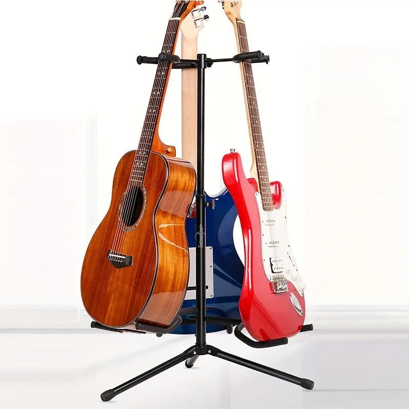 Atril Triple Soporte – Organización y Protección Para Instrumentos De Cuerda