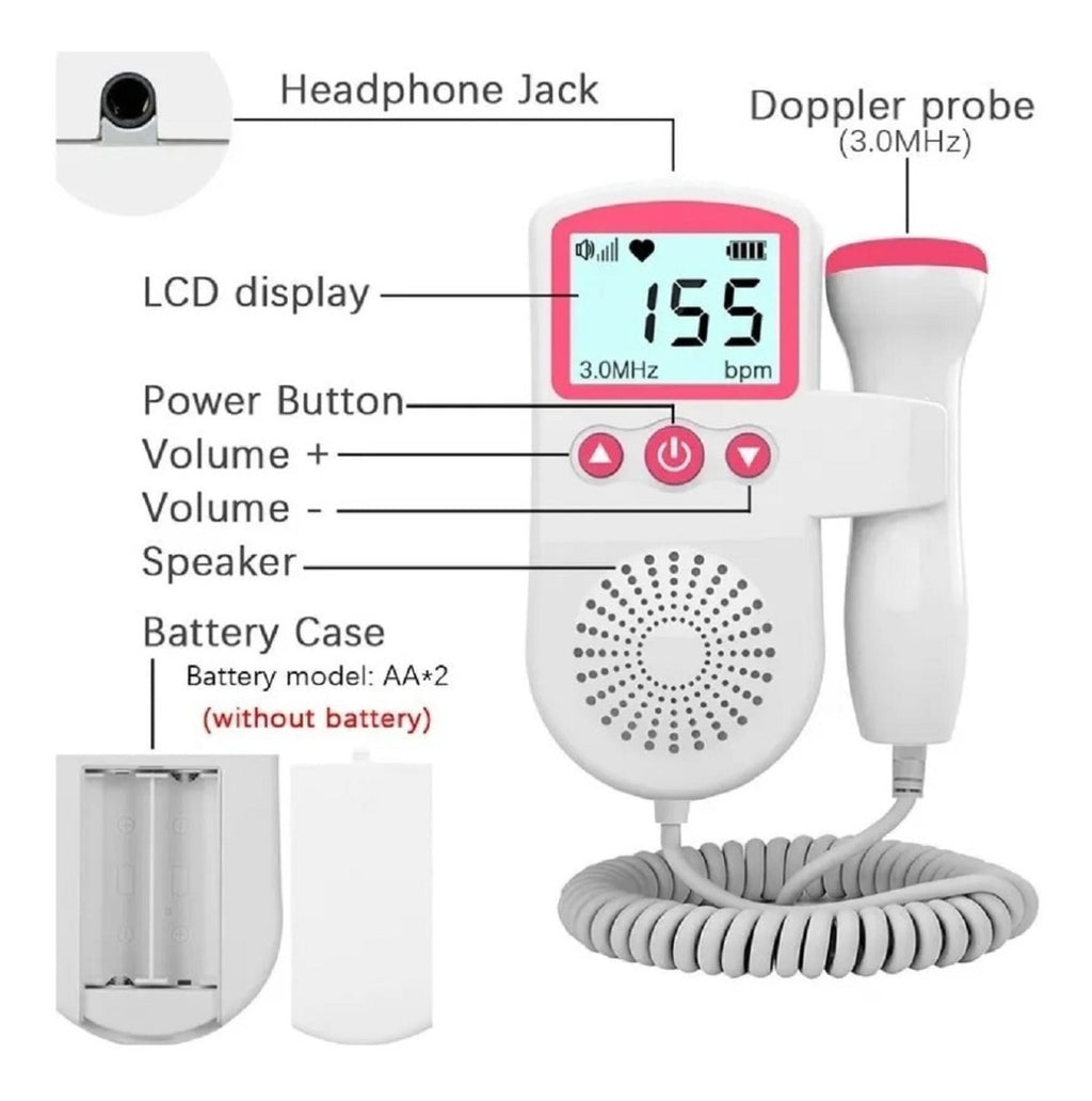 Deltamed Monitor Fetal Doppler Latidos Contec – Fiabilidad y Precisión Mejoradas