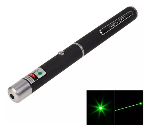 CaleidoLuz Puntero Laser Verde 100mW – Efecto Caleidoscopio Impresionante