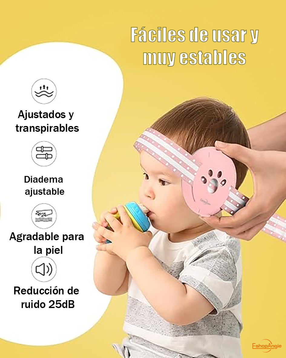 Protección Audífonos Antiruido – Reducción de Ruido Multicapa para Niños