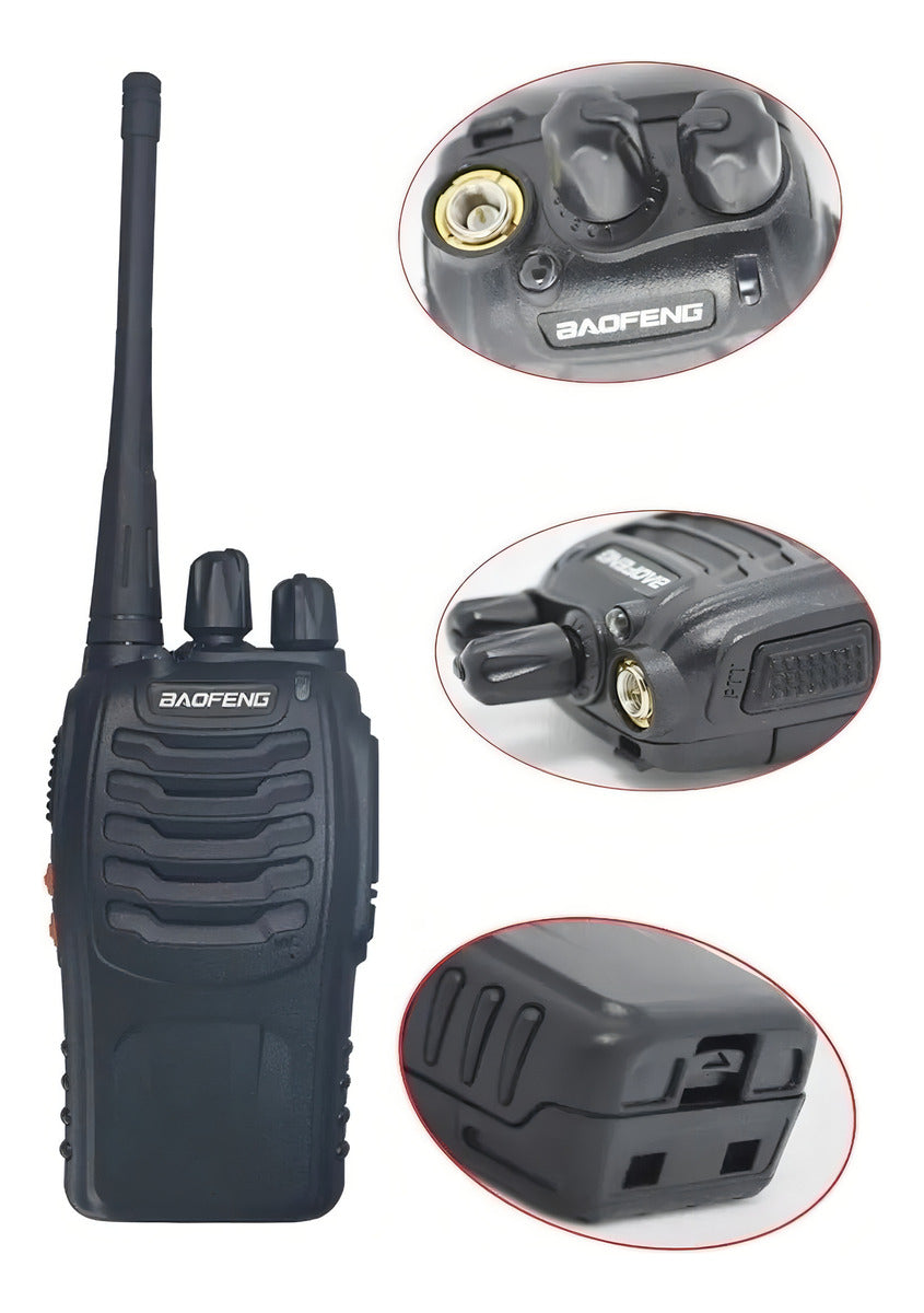 Pack 2 Radios Transmisor Walkie Talkie 888s – Comunicación Eficiente y Estable