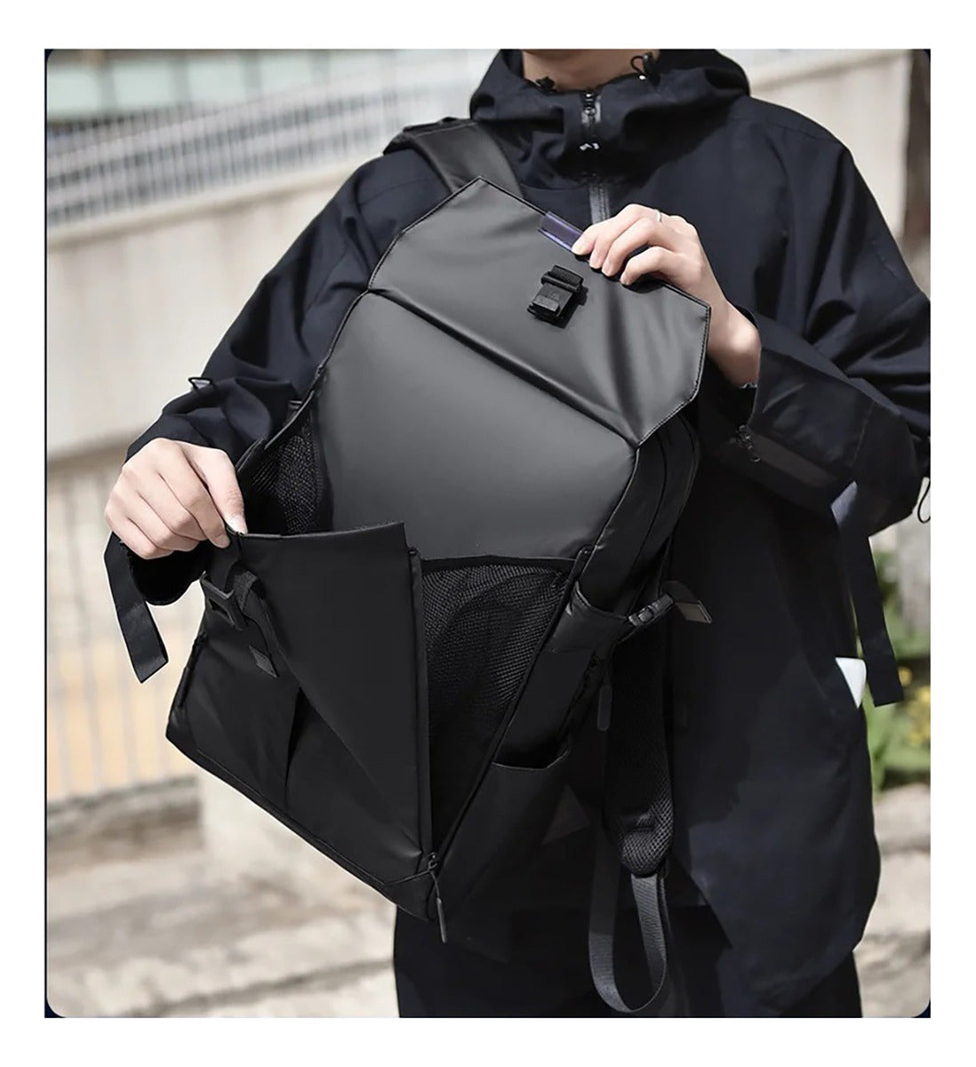 Marca Mochila Viaje Expandible – Gran Capacidad y Estilo Funcional