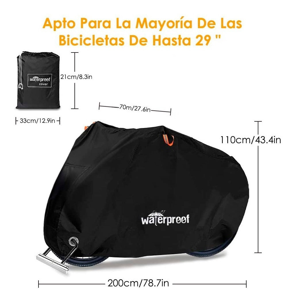Carpa Cobertor Funda Para Bicicleta – Impermeable y Protección Superior