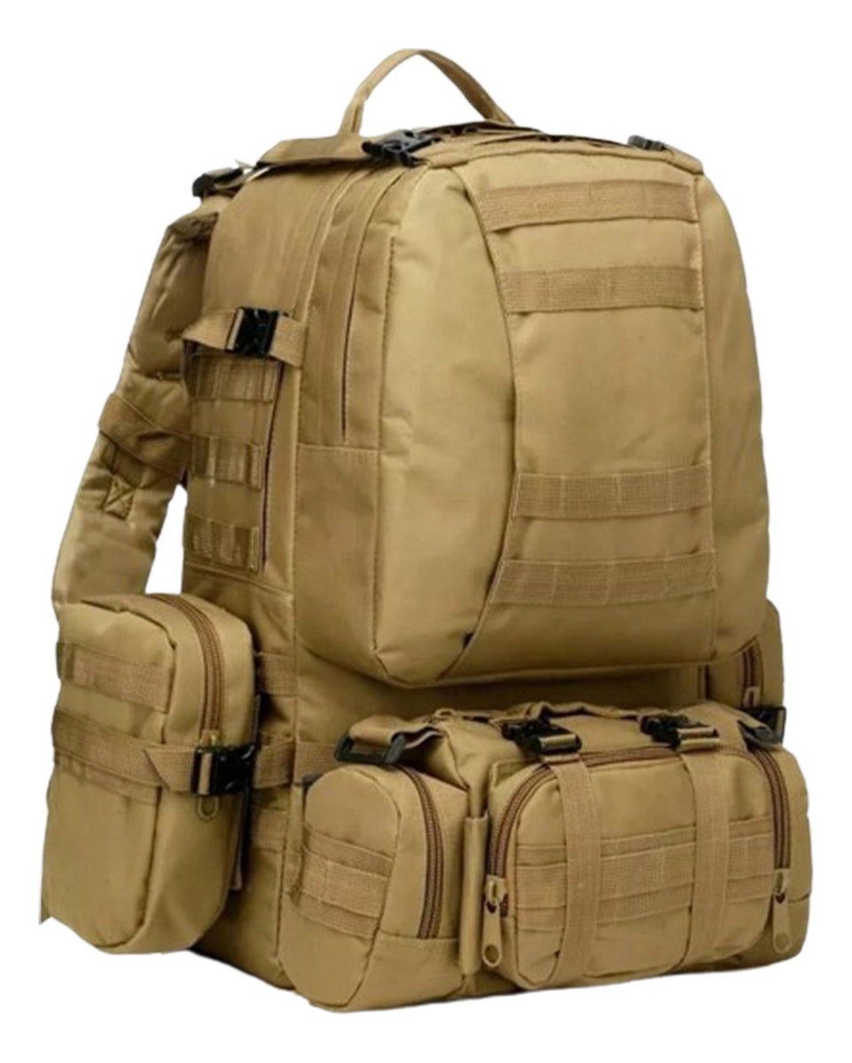 Mochila Táctica Militar Desmontable 50 Litros – Versatilidad Excepcional para Aventuras al Aire Libre
