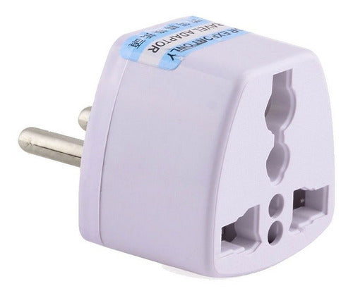Adaptador Enchufe Americano Europeo A Nacional – Conexión Universal para Viajeros