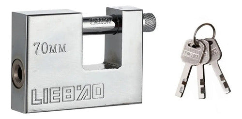 RICHDOOR Candado 70mm Anti Robo – Protección Robusta y Eficiente