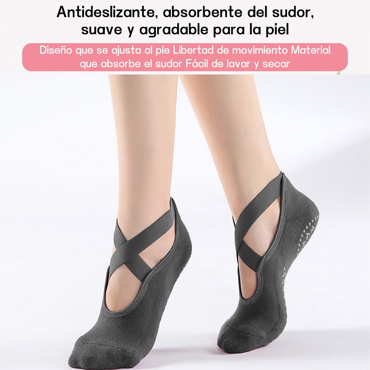 Calcetines Antideslizantes Yoga Pilates – Máximo Confort y Estabilidad