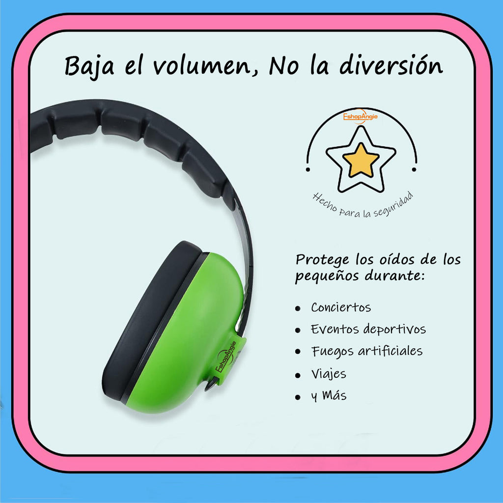 Orejeras Antiruido – Protección Auditiva Óptima para Bebés y Niños