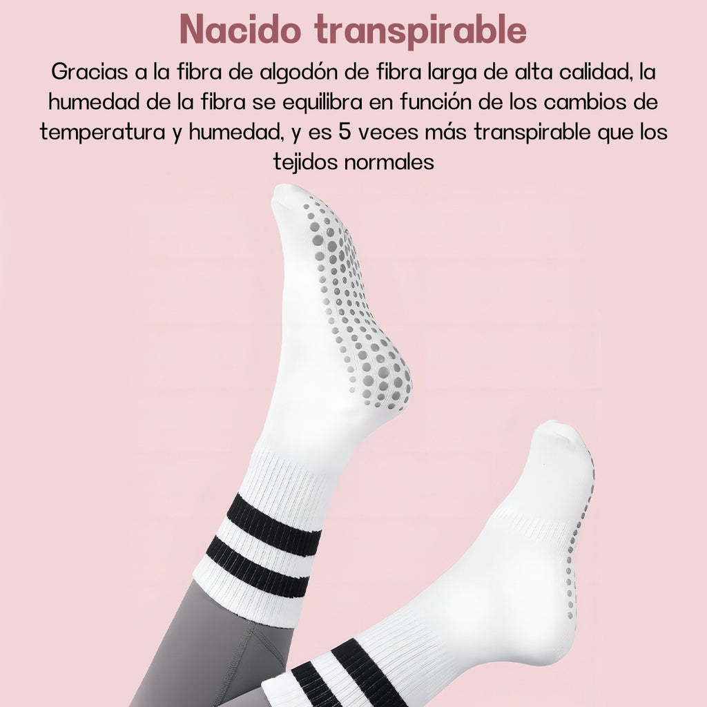 Calcetines Antideslizantes Yoga Pilates – Comodidad y Estabilidad para Ejercicio