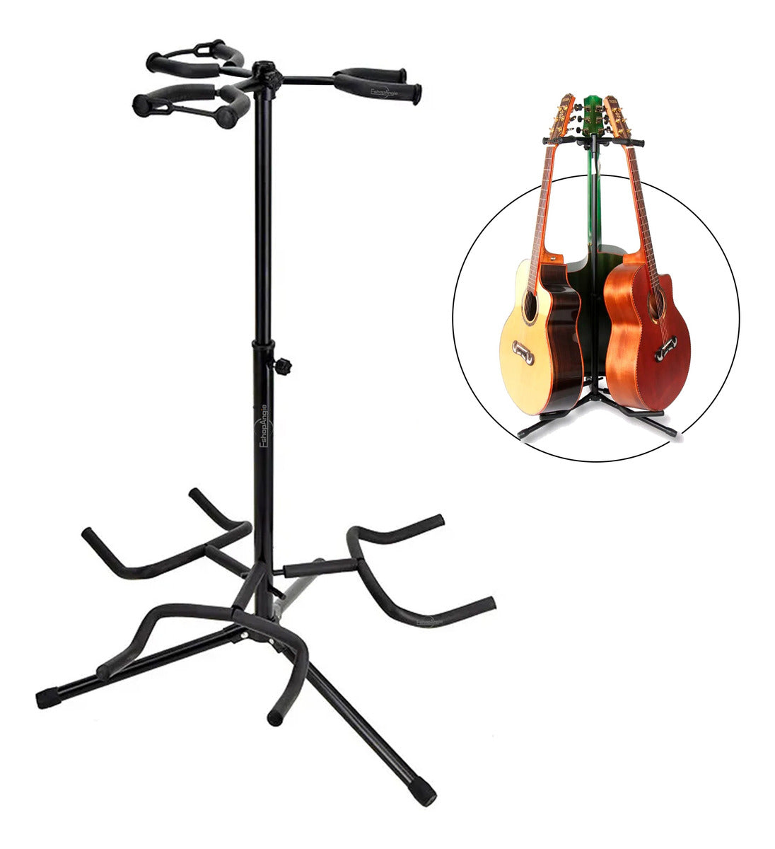 Atril Triple Soporte – Organización y Protección Para Instrumentos De Cuerda