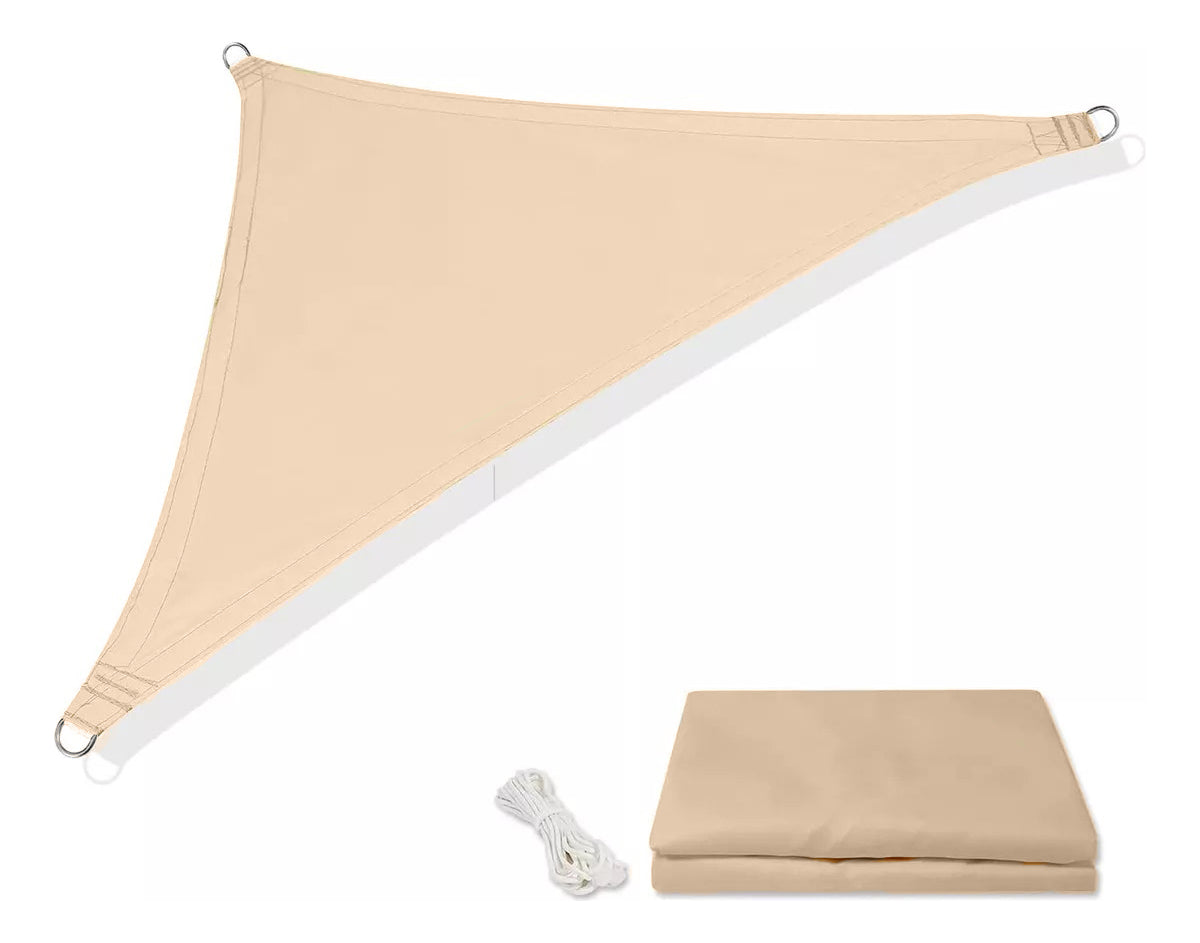 Carpa Toldo Vela Triangular 4x4x4 – Protección UV Impermeable