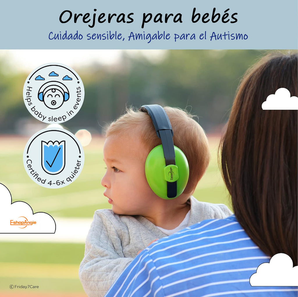 Orejeras Antiruido – Protección Auditiva Óptima para Bebés y Niños