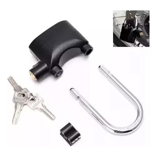 SegurLock Candado De Seguridad Con Alarma – Protección Excepcional Para Motos Y Bicicletas