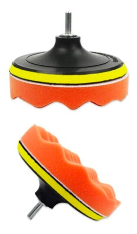 Mat Set 10 Accesorios Discos Esponjas Pulir Pulidoras Auto – Acabado Impecable y Profesional