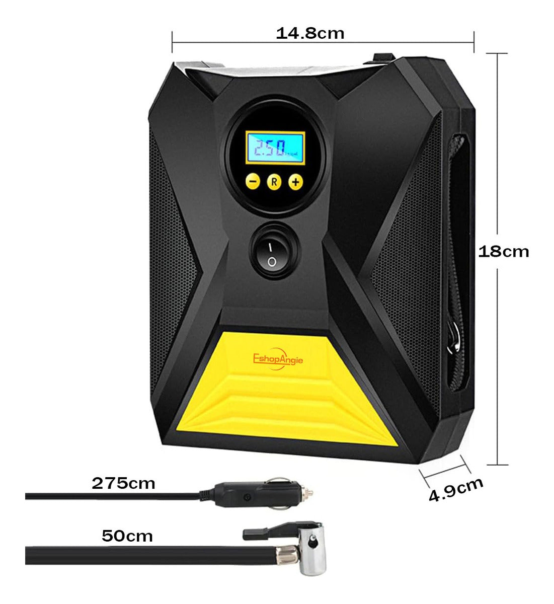 Calgary Compresor De Aire 12v – Inflado Rápido Y Preciso