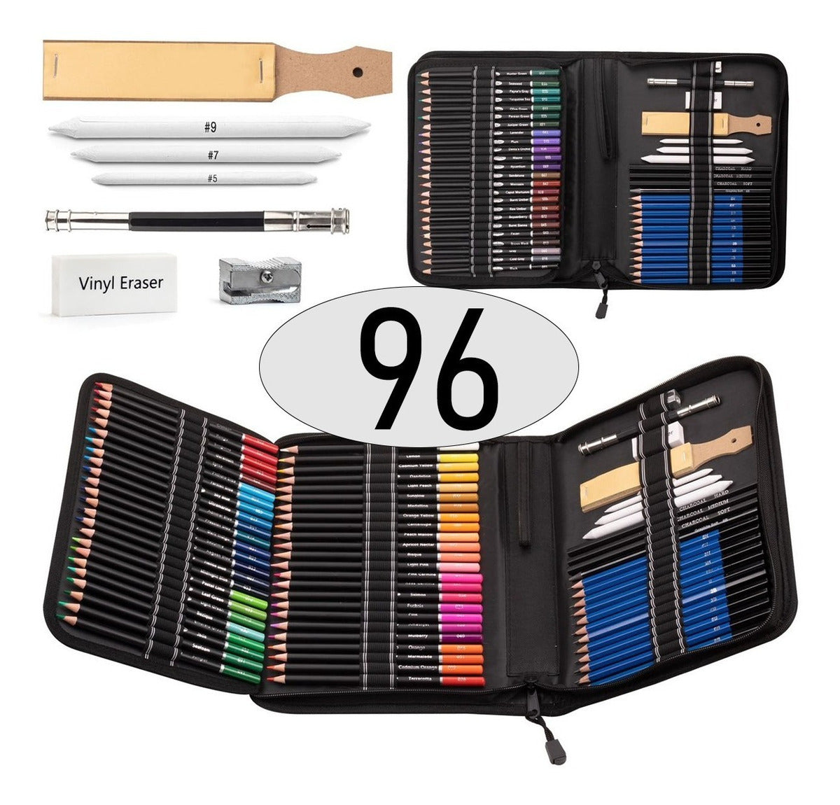 Arte Creativo Estuche Lápices De Colores 96 Piezas – Experiencia Artística Profesional