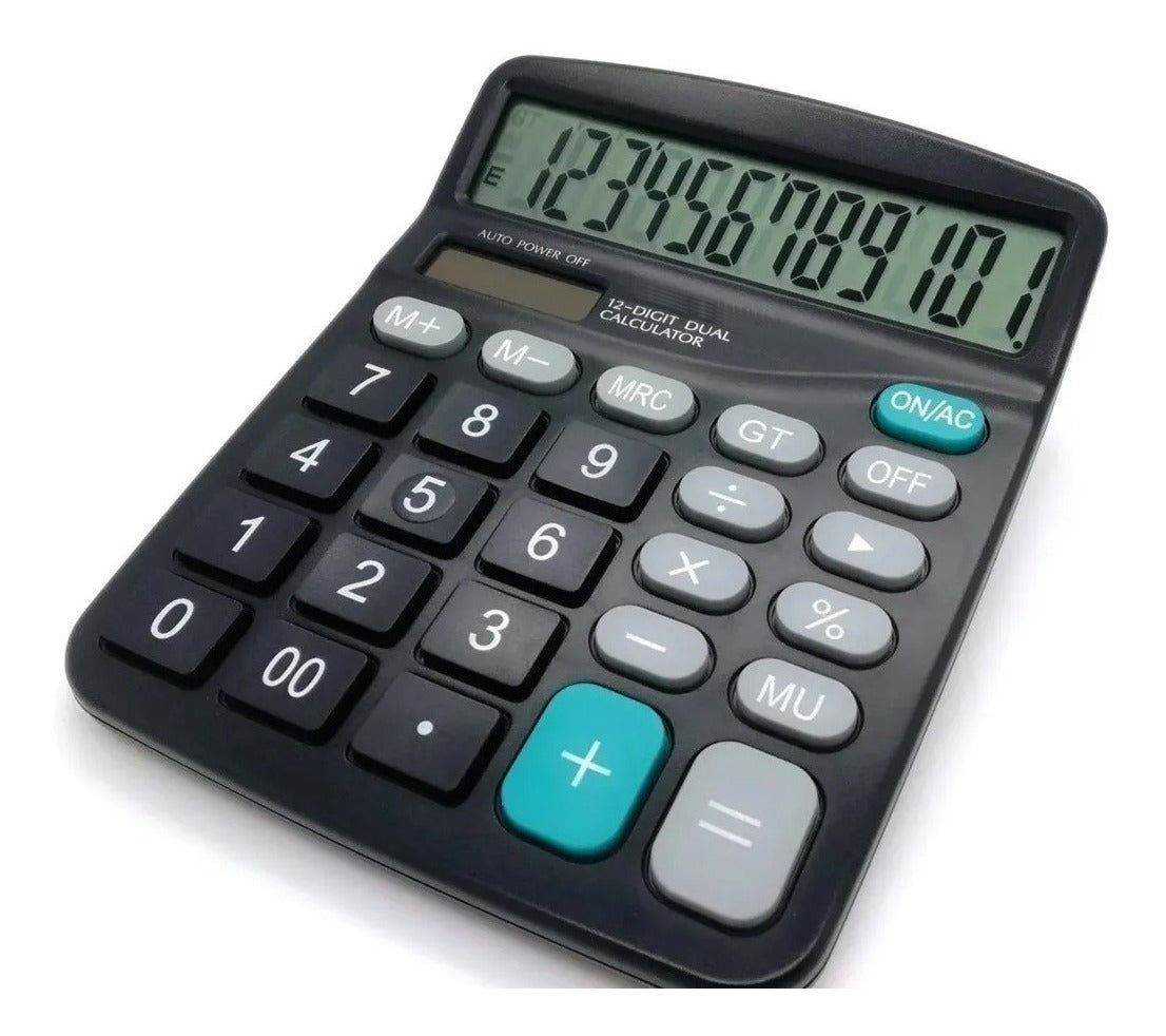 Calculadora De Números Grandes 12 Dígitos – Precisión Excepcional Para Cálculos Complejos