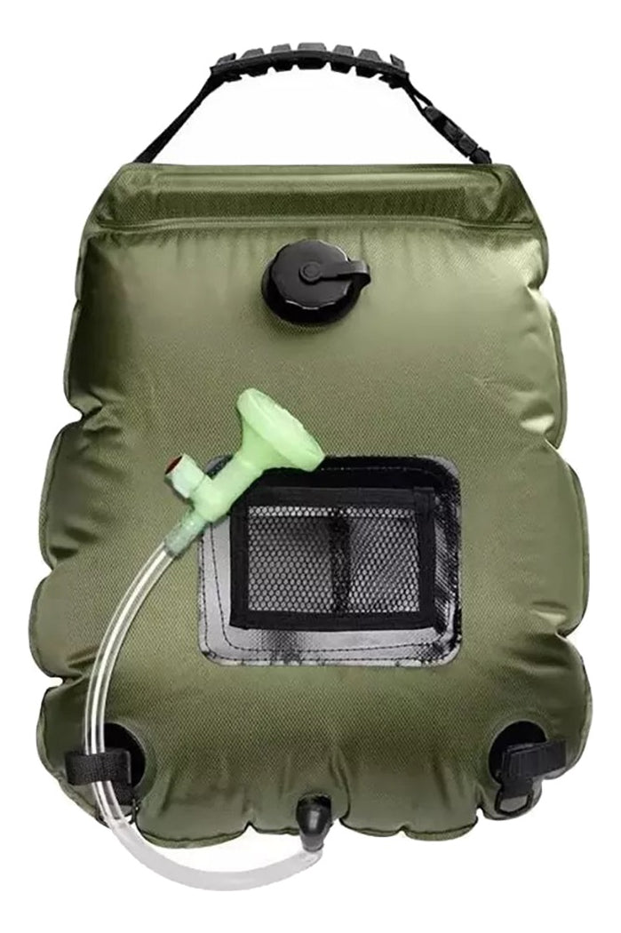 EcoCamp Bolsa Ducha Solar Portátil 20 Ltrs – Experiencia Ecológica en Actividades al Aire Libre