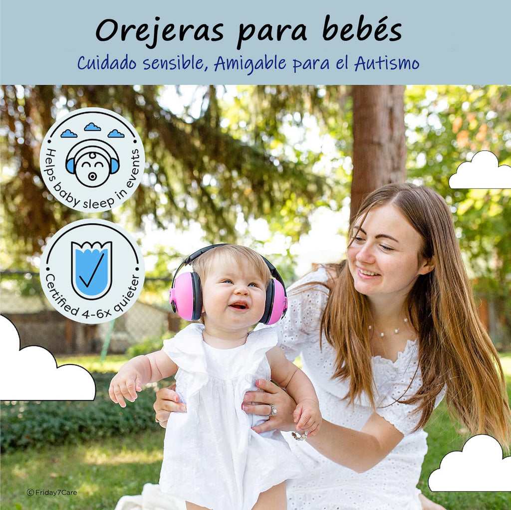 Orejeras Antiruido – Protección Auditiva Óptima para Bebés y Niños