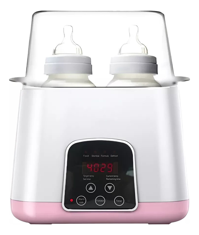 Calentador De Mamaderas Rosa – Calentamiento Rápido Y Comodidad Para Bebés
