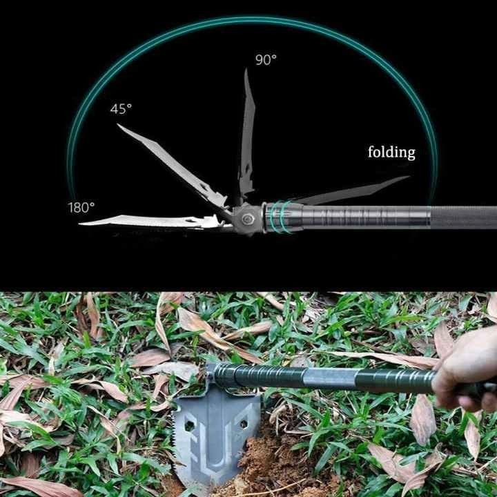 Pala Plegable Multifuncional – Alta Resistencia para Aventura al Aire Libre