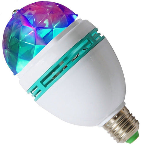 Ampolleta Festiva LuzGiratoria E-27 – Ahorra Hasta Un 80 Por Ciento De Energía