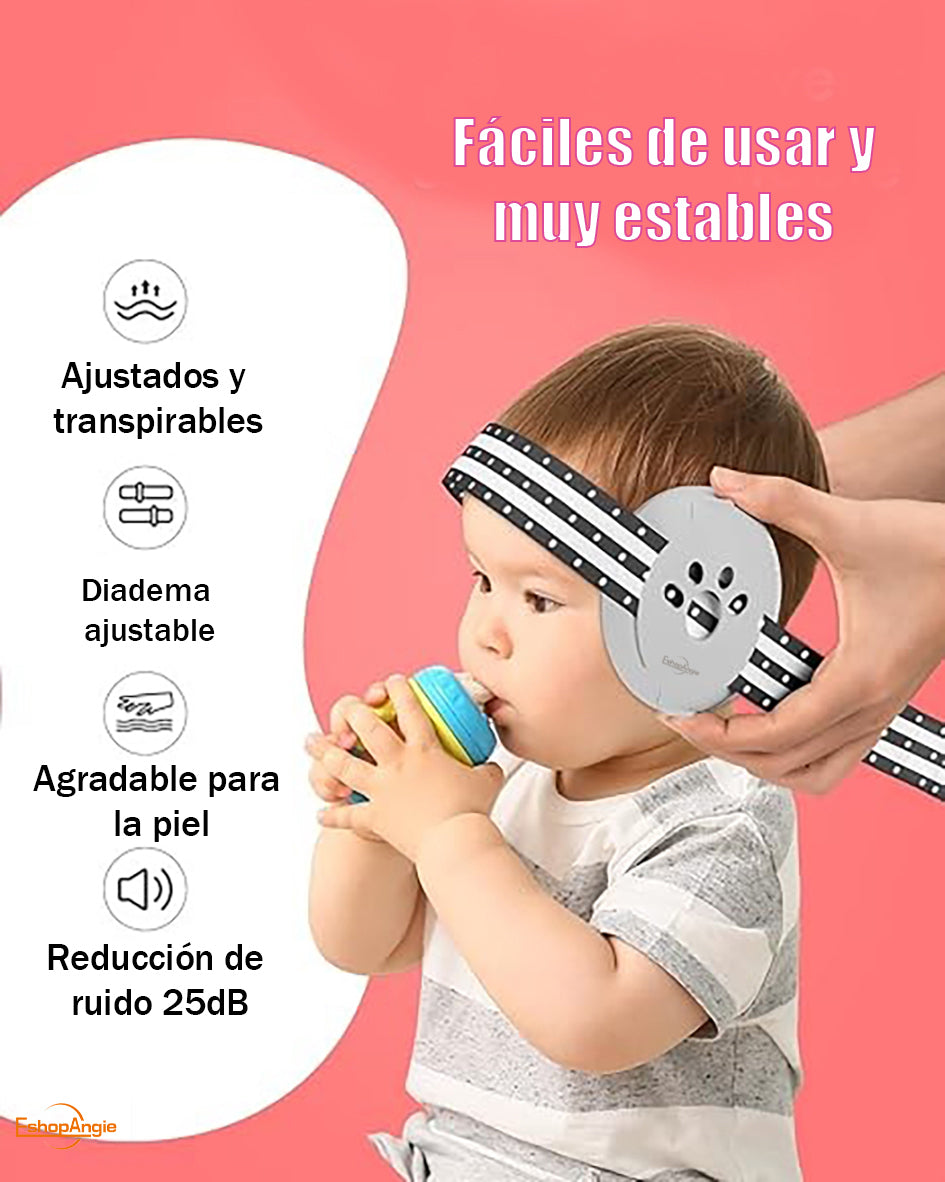Protección Audífonos Antiruido – Reducción de Ruido Multicapa para Niños