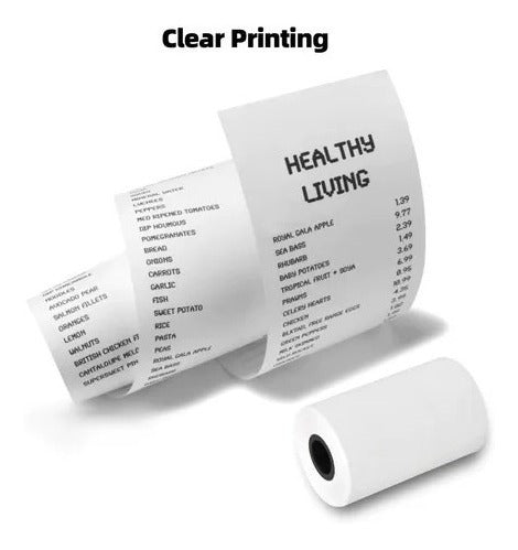 Papel Térmico 58mm – Impresión Clara y Duradera