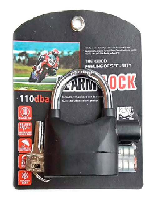 SegurLock Candado De Seguridad Con Alarma – Protección Excepcional Para Motos Y Bicicletas