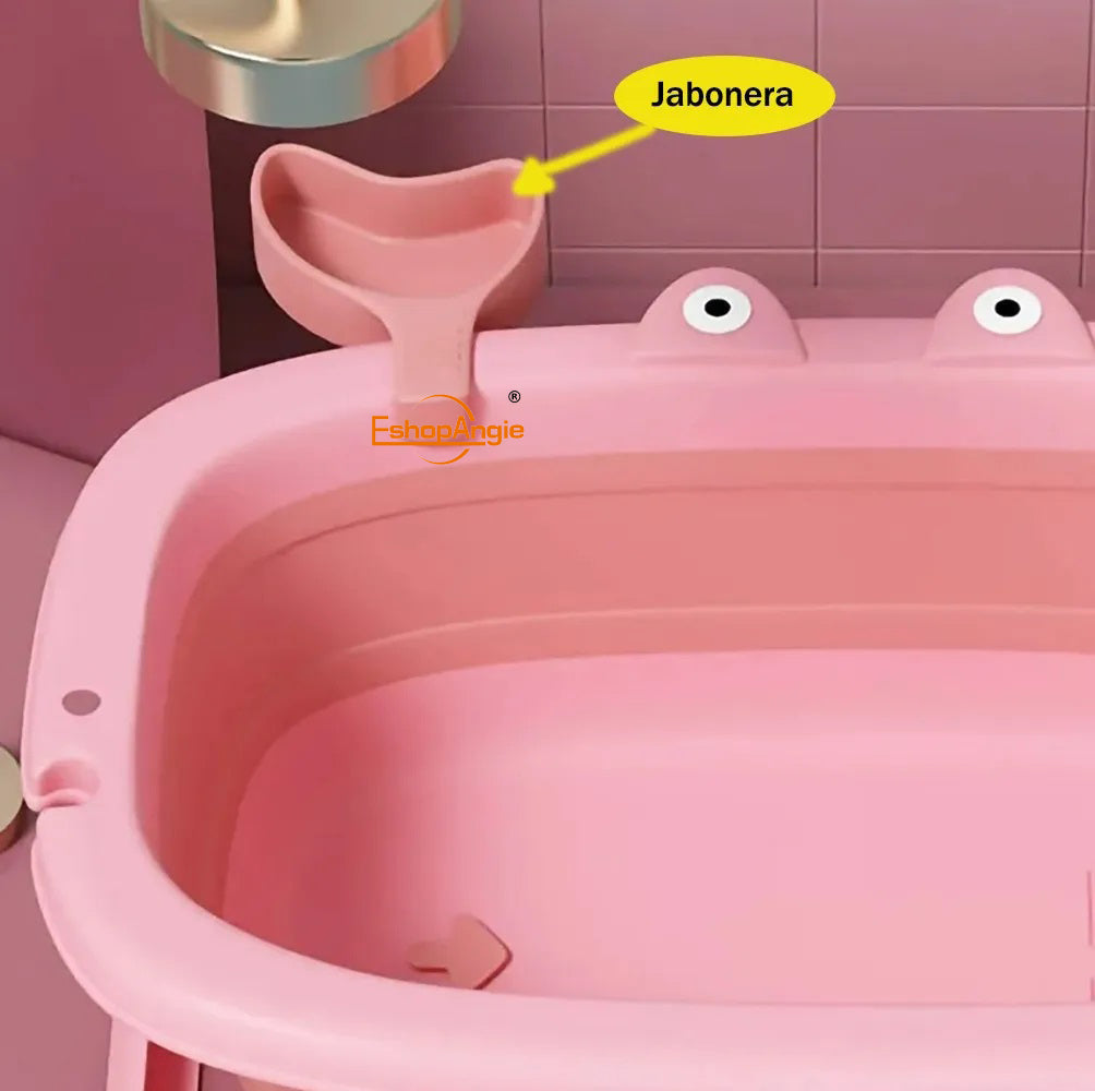 Tina Bañera Plegable Para Bebé – Diseño Seguro y Divertido