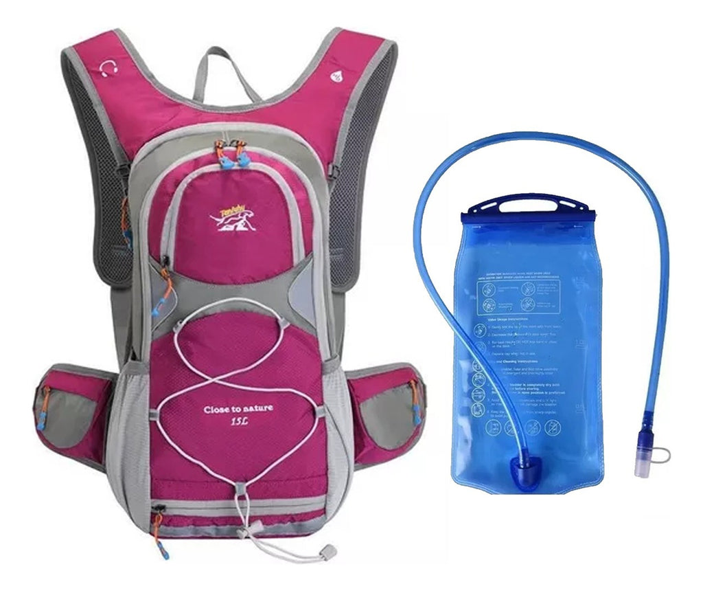 OutdoorPro Mochila De Hidratación 2L – Ligera Y Conveniente Para Aventuras Al Aire Libre