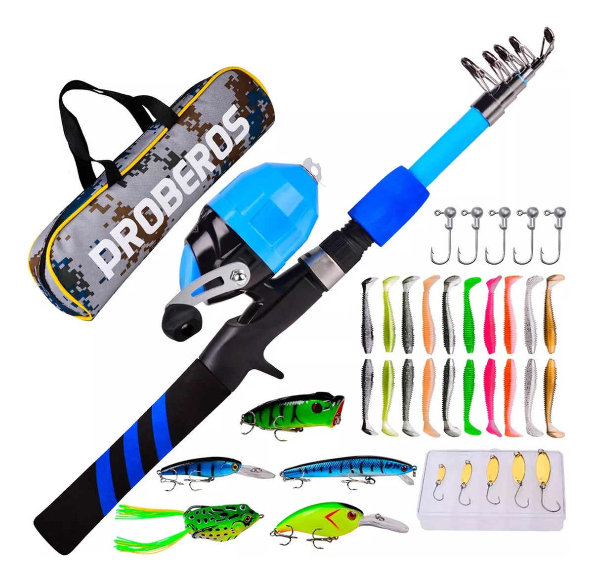 PescaPro Kit Pesca 1.8m – Experiencia Completa de Pesca