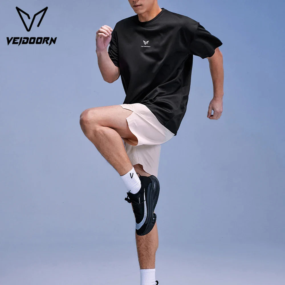 Veidoorn Women's Performance Running Tees – Lightweight and Quick-Dry Design