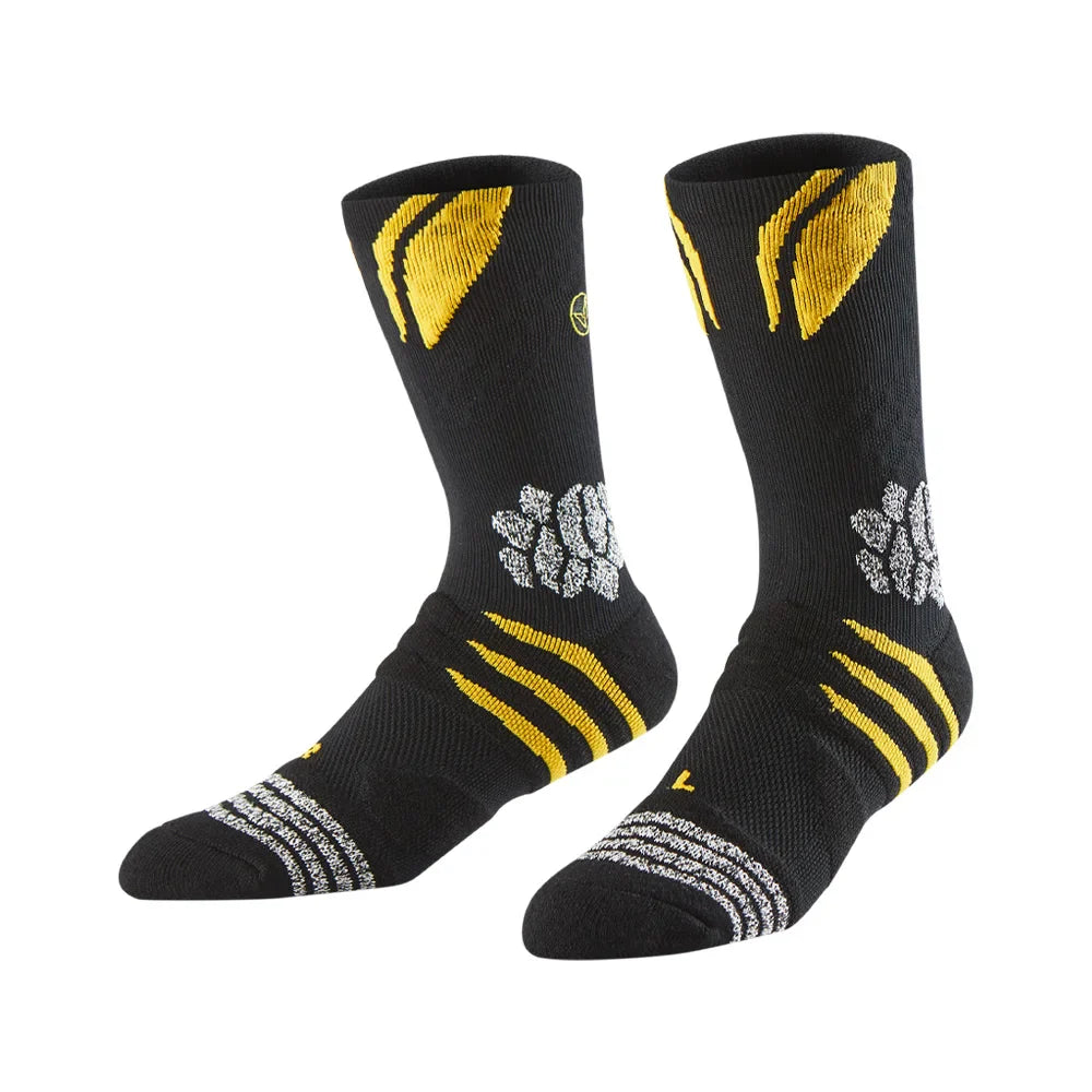 Veidoorn 2025 Elastic Basketball Socks – High Cushion Ankle Support