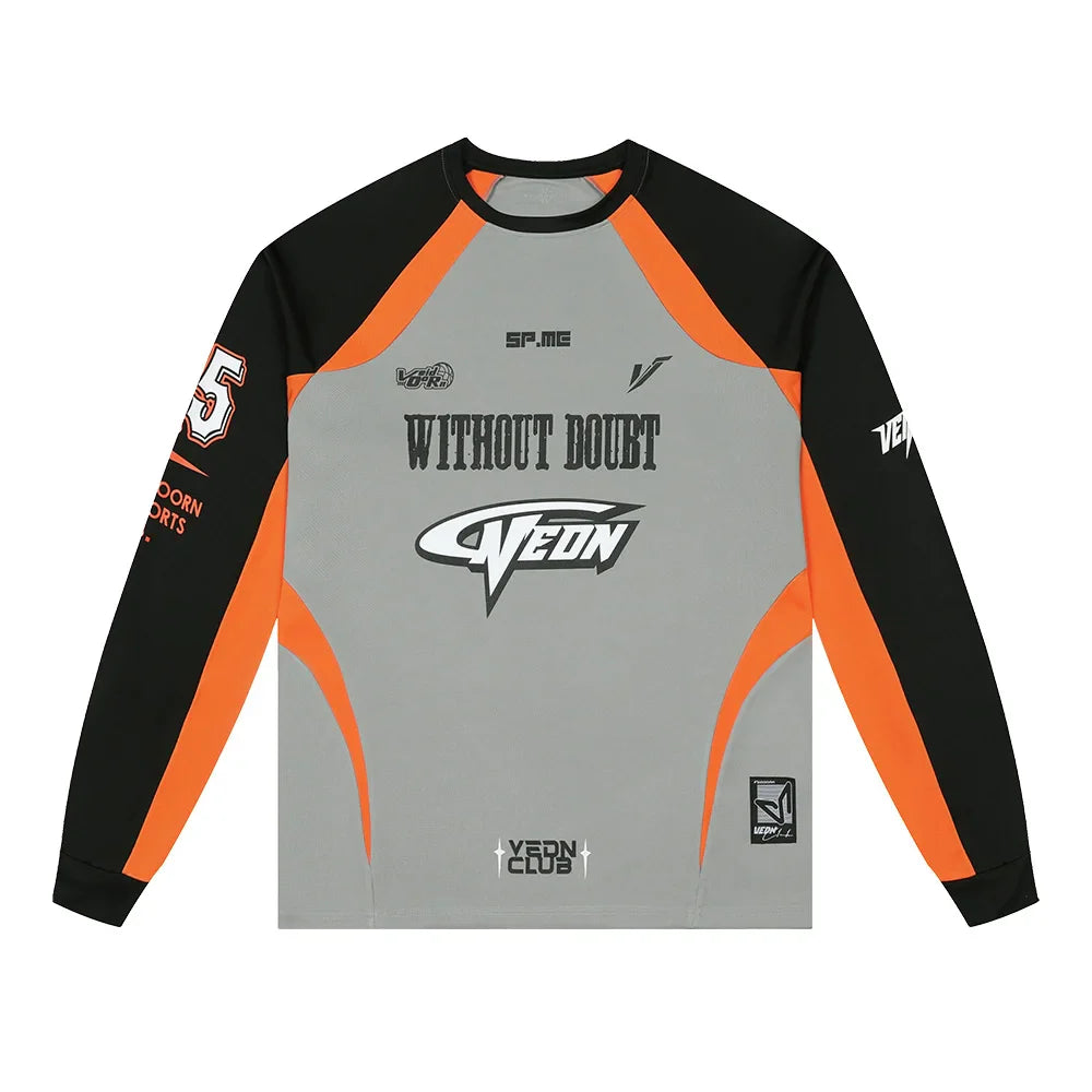 Veidoorn Breathable Long Sleeve Basketball Jersey – Quick Drying Comfort