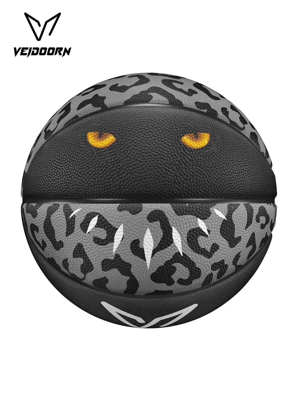 Veidoorn Official Size 7 Rubber Basketball – Durable Bounce Grip with Black Panther Design