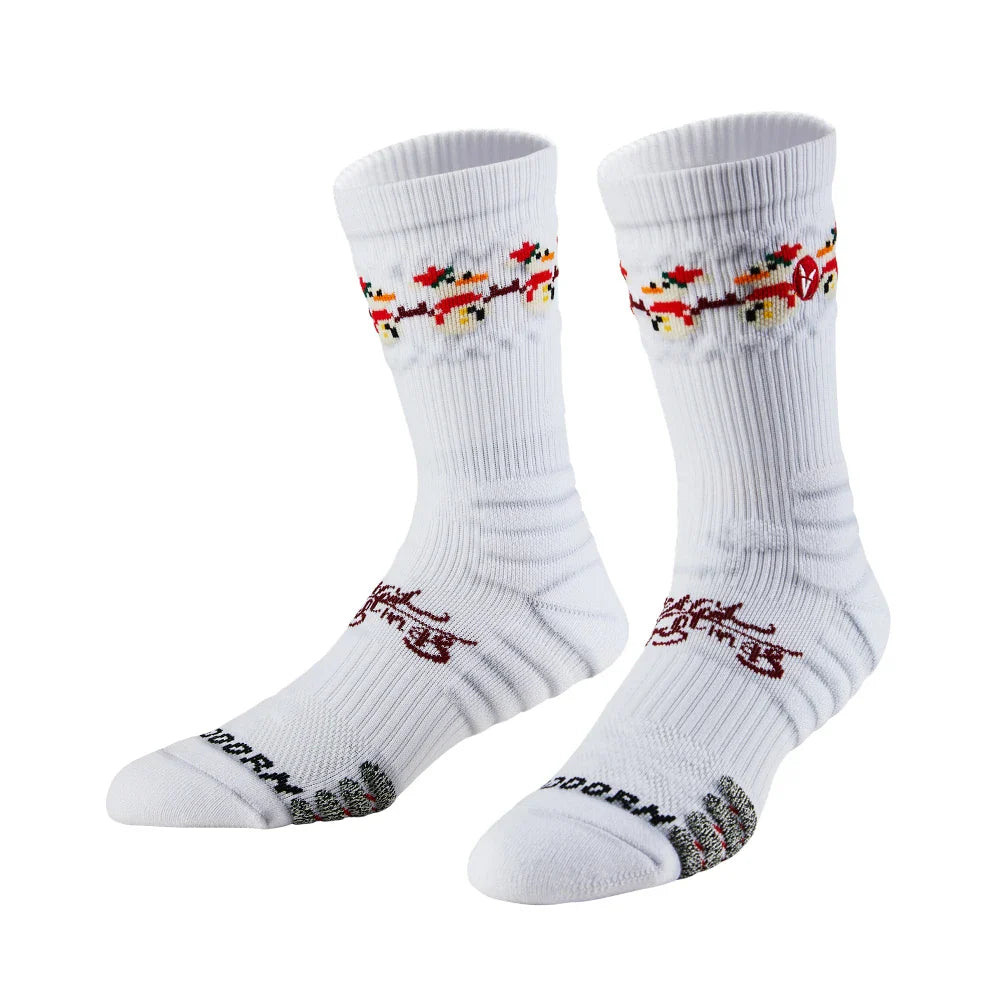 Veidoorn Christmas Sports Socks – Shock Absorbing Cushioned Comfort