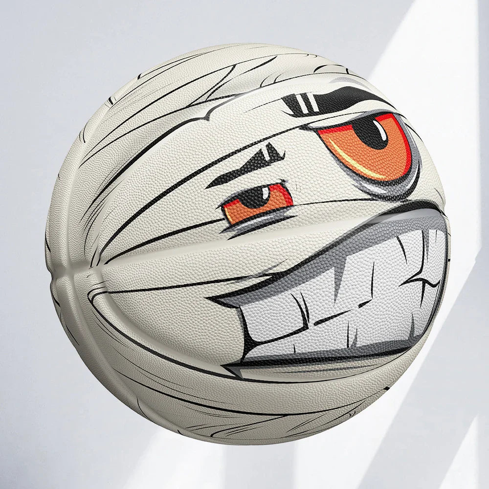Veidoorn Durable Rubber Basketball Size 7 – Fun Playful Design for Indoor and Outdoor Use