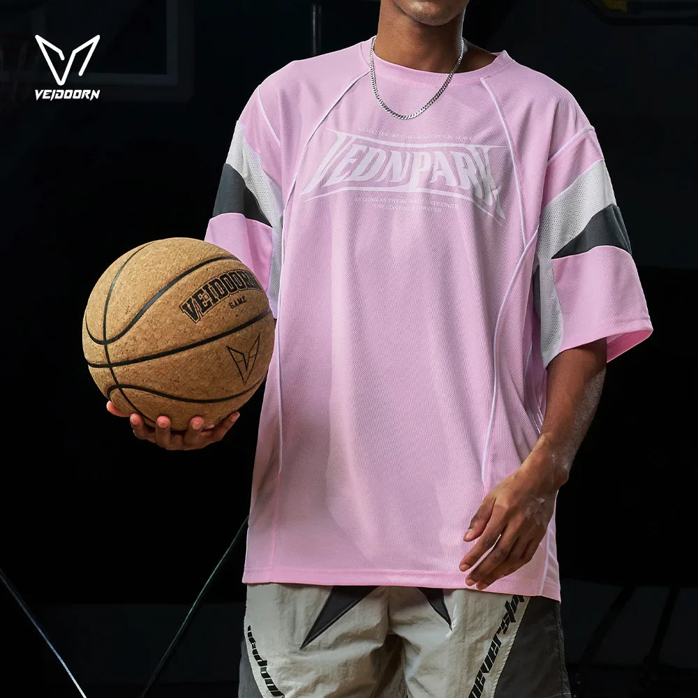 Veidoorn Summer Men's Breathable Sports T-Shirt – Lightweight Quick Dry Comfort
