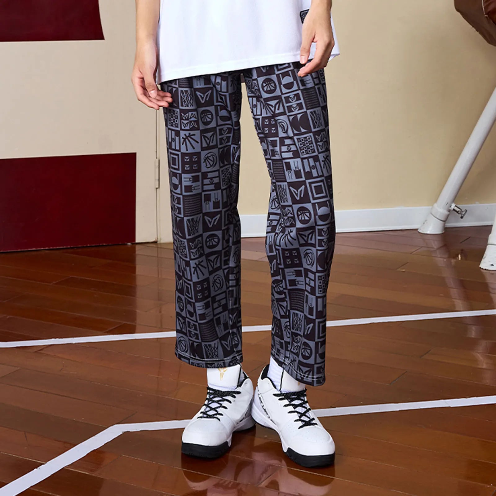 Veidoorn Breathable Sport Long Pants – Elastic Waistband for Comfortable Fit