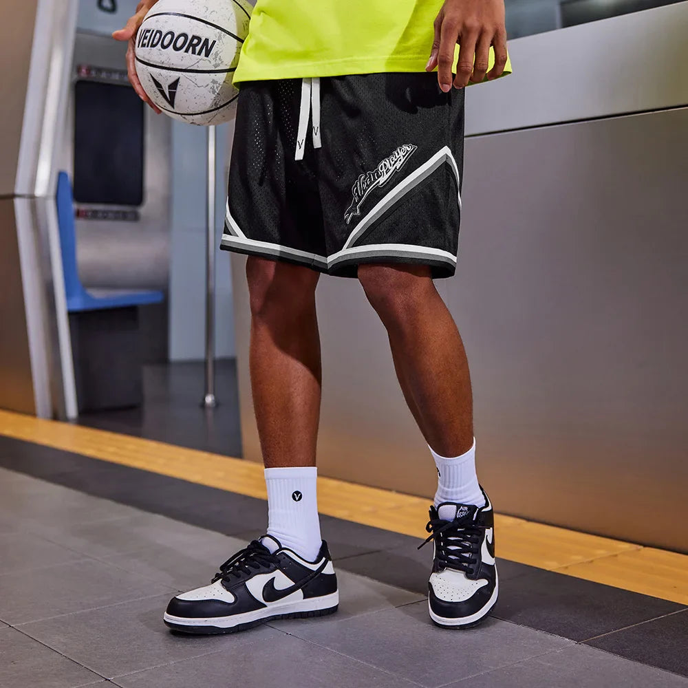 Veidoorn Sky Blue Mesh Basketball Shorts – Ultimate Comfort and Breathability