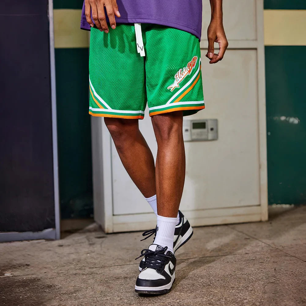 Veidoorn Sky Blue Mesh Basketball Shorts – Ultimate Comfort and Breathability
