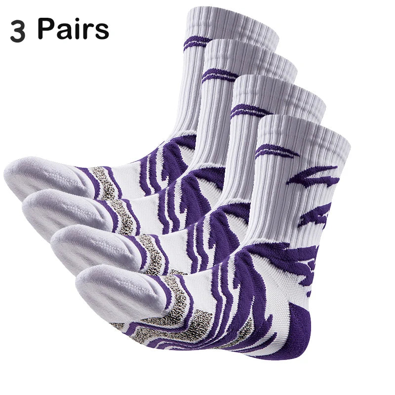 Veidoorn Long Training Socks – Moisture-Wicking Non-Slip Comfort