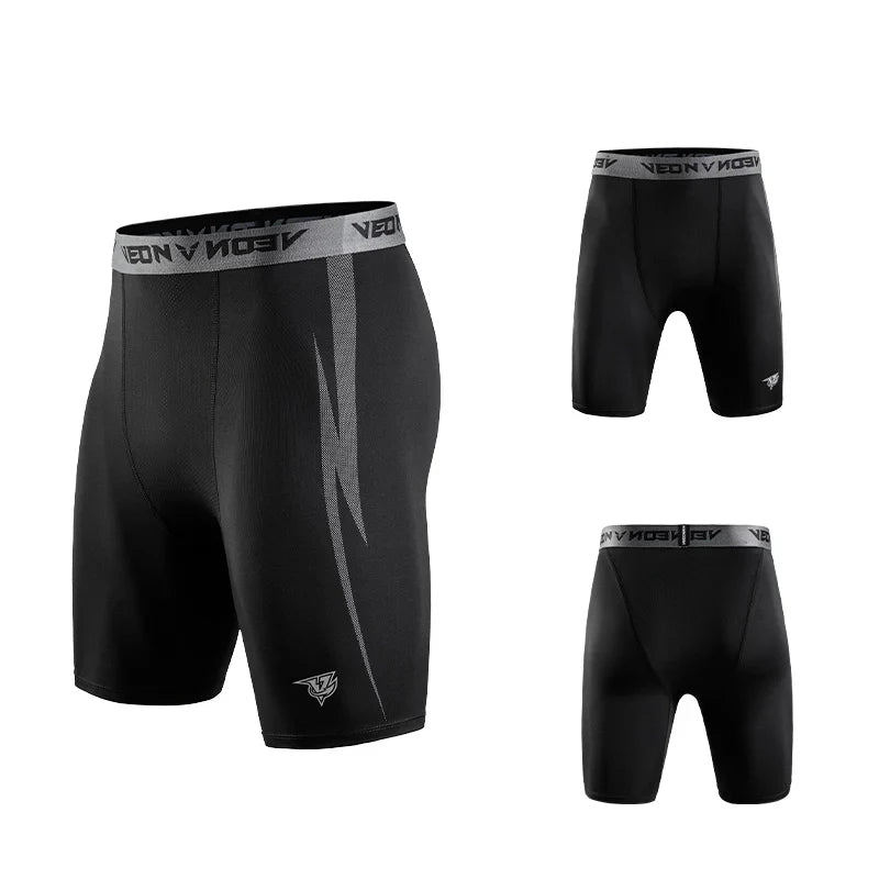 Veidoorn Black Compression Shorts – Superior Comfort and Support