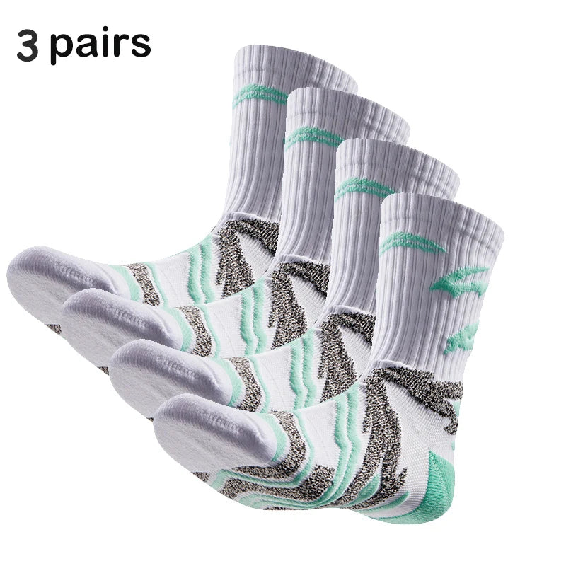 Veidoorn Long Training Socks – Moisture-Wicking Non-Slip Comfort