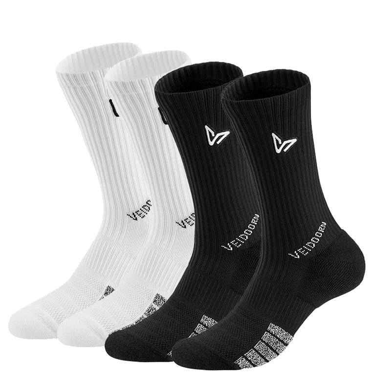 Veidoorn Seamless Sport Socks – High Resilience Combed Cotton Comfort