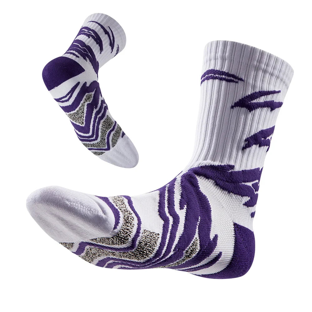 Veidoorn Long Training Socks – Moisture-Wicking Non-Slip Comfort