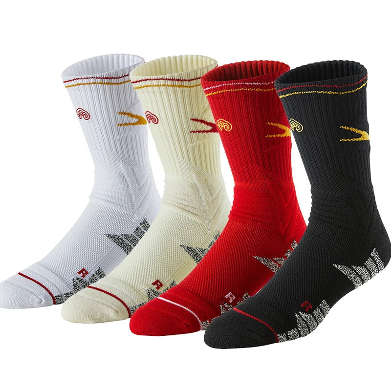 Veidoorn Towel Bottom Compression Socks – Breathable Non-Slip Grip for Athletes