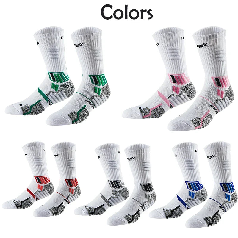 Veidoorn Cushioning Basketball Socks – Shock Absorption and Compression Support